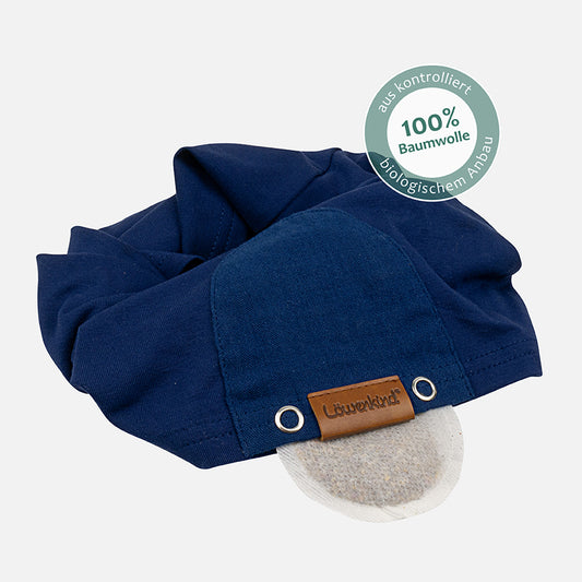 Loop-Schal mit Kräuterpad-Tasche (100% Baumwolle aus kontrolliert biologischem Anbau)