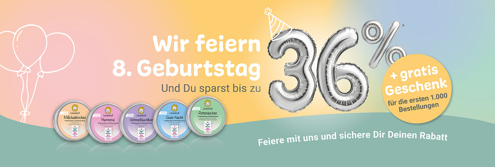 Geburtstags-Sale