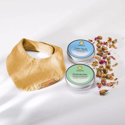 Einsteigerset Musselin-Halstuch  Mini