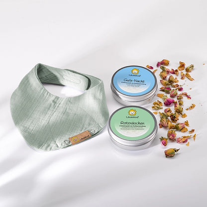 Einsteigerset Musselin-Halstuch  Mini