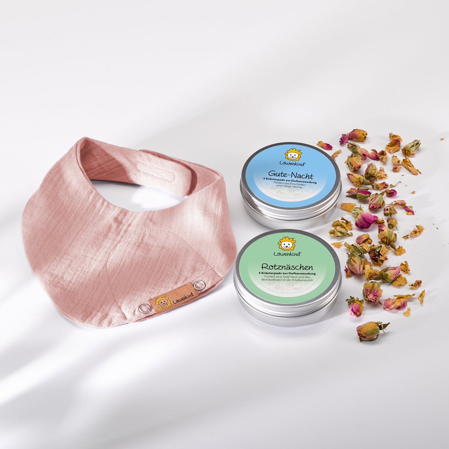 Einsteigerset Musselin-Halstuch  Mini