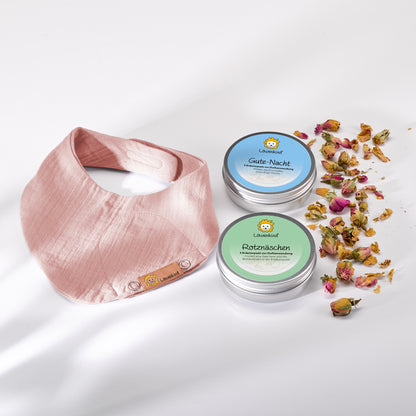 Einsteigerset Musselin-Halstuch  Mini