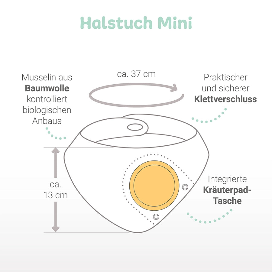 Musselin-Halstuch "Mini"
