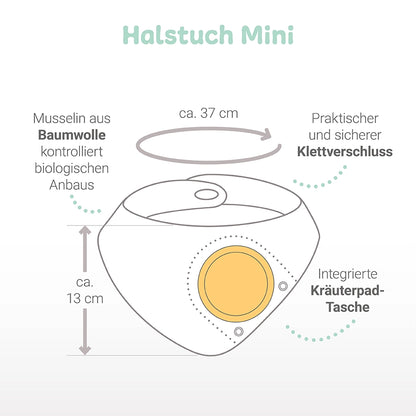 Musselin-Halstuch "Mini"