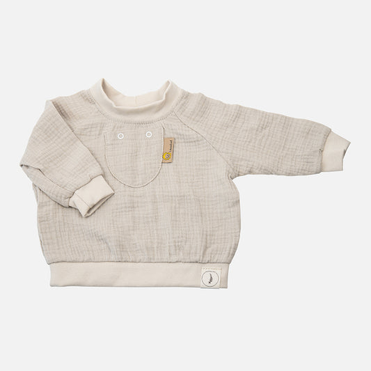 Sweatshirt mit Pad-Tasche