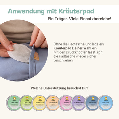 Kissen mit Hirsespreufüllung