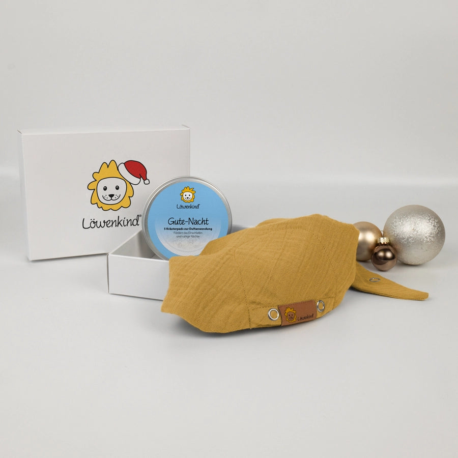 Weihnachtsspecial Medi Senfgelb mit Gute-Nacht-Dose