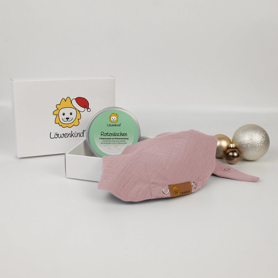 Weihnachtsspecial Medi Altrosa mit Rotznäschen-Dose