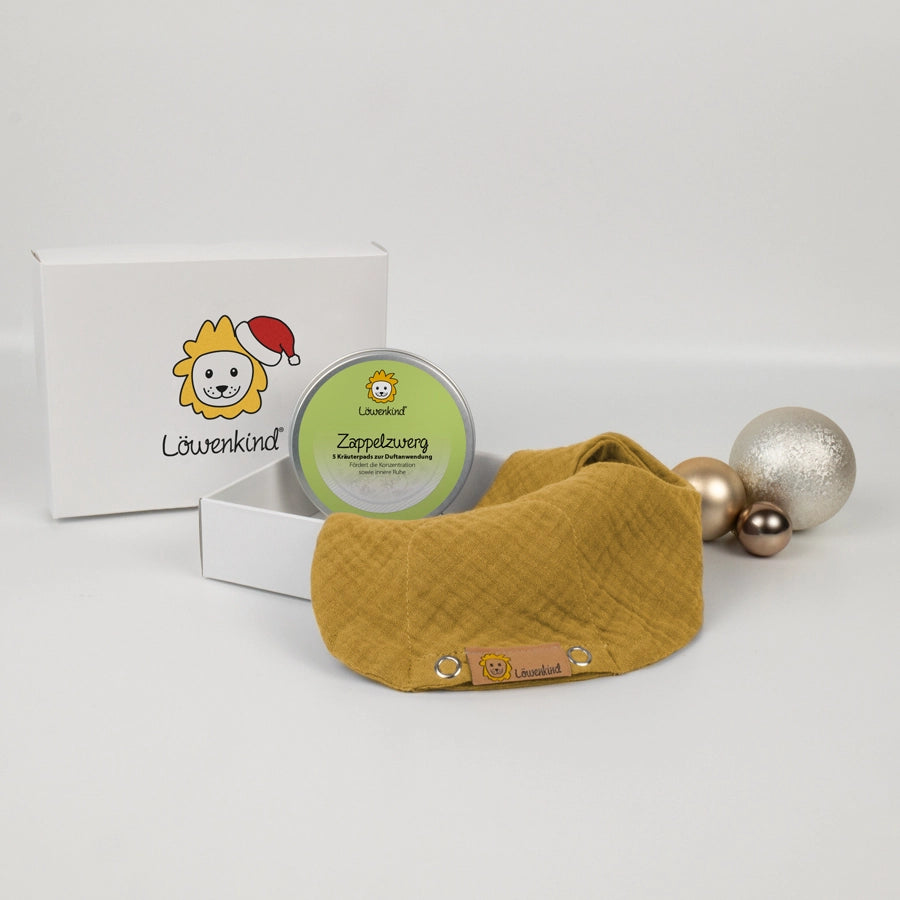 Weihnachtsspecial Mini Senfgelb mit Zappelzwerg-Dose